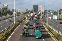 Boerenprotest op snelweg A12 - Utrecht