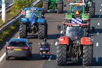 Boerenprotest op snelweg A12 - Utrecht