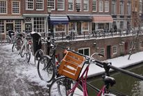 Maartensbrug Oudegracht met sneeuw - Utrecht